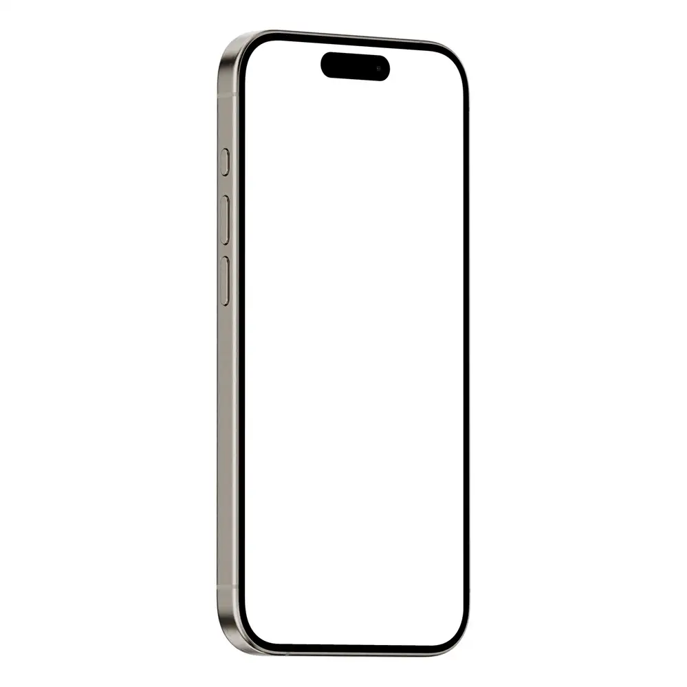 iPhone 13 Pro Mockup Midnight Left View — Blank Mockup Item